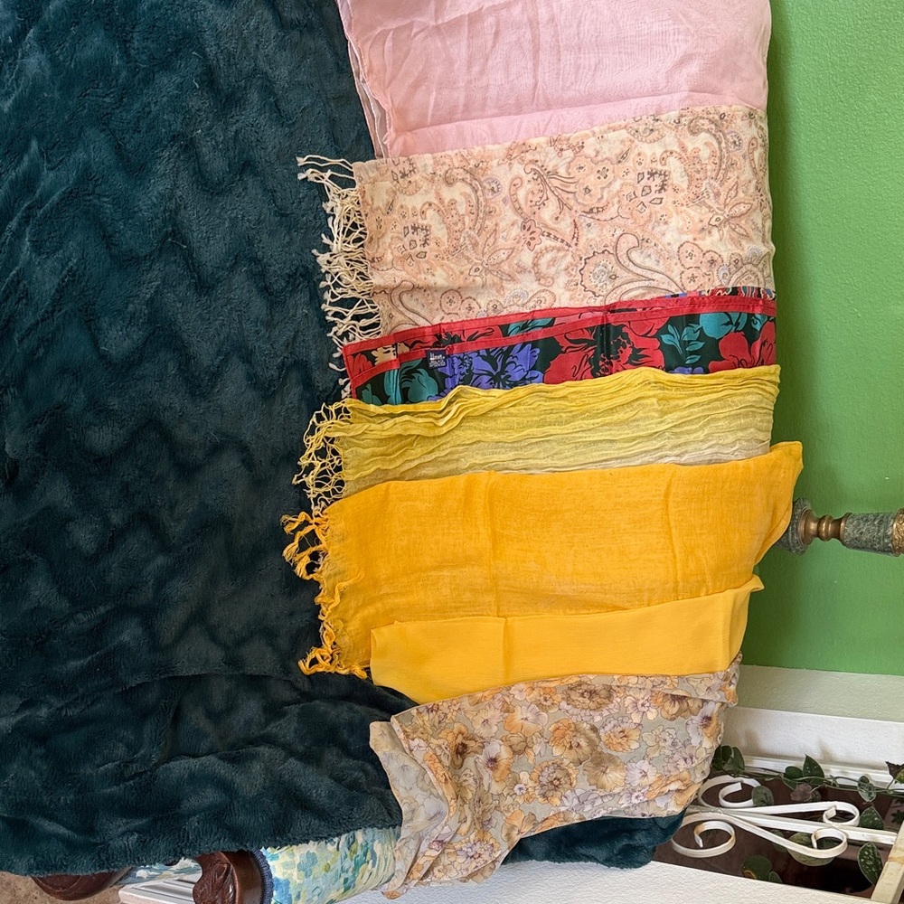Colorful Patterned Scarves Collection
